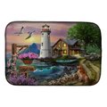 Carolines Treasures Carolines Treasures PTW2070DDM 14 x 21 in. Logans Pointe Lighthouse Golden Retriever Dish Drying Mat PTW2070DDM